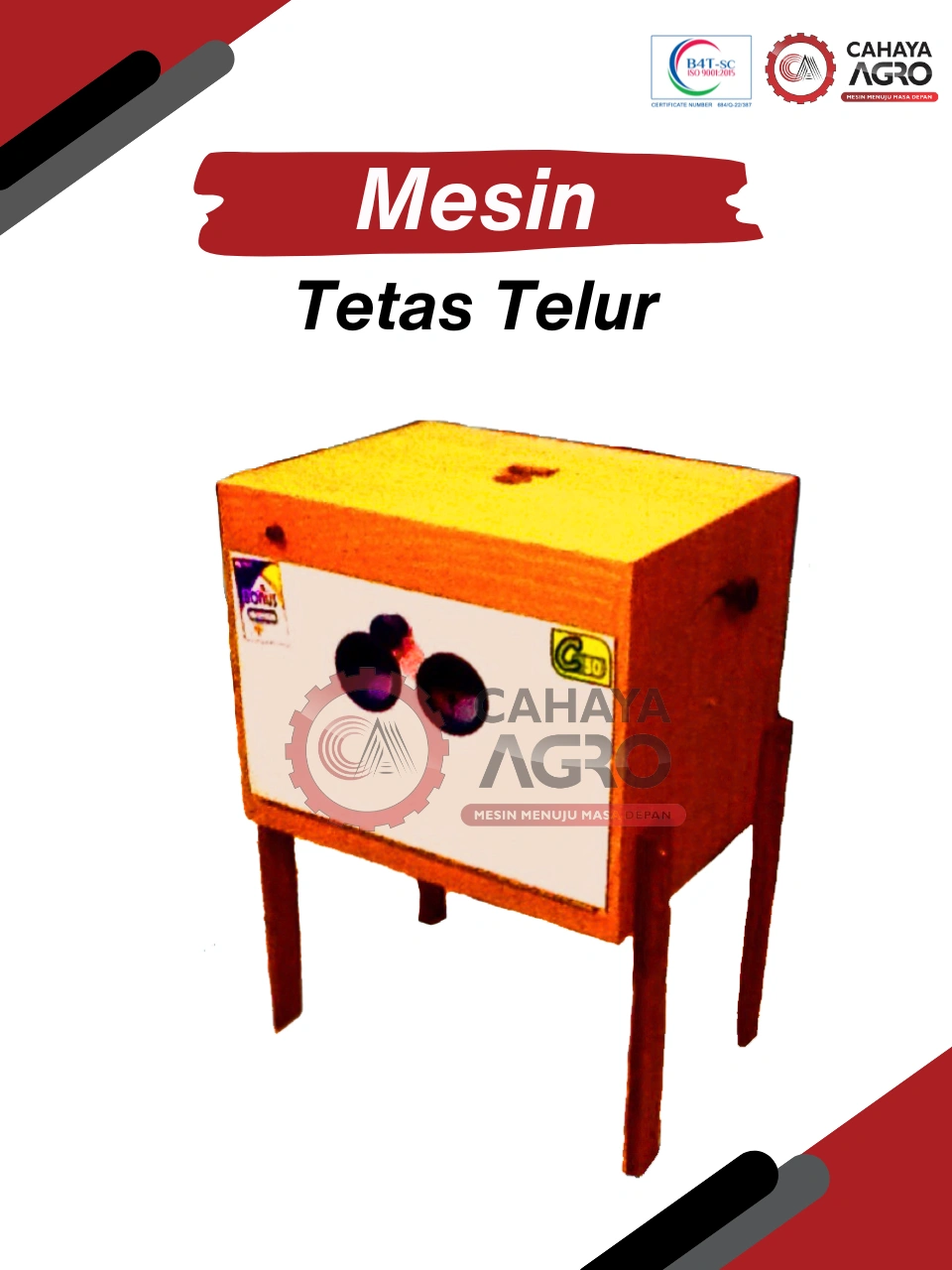 MESIN TETAS TELUR CA-P-TT-100