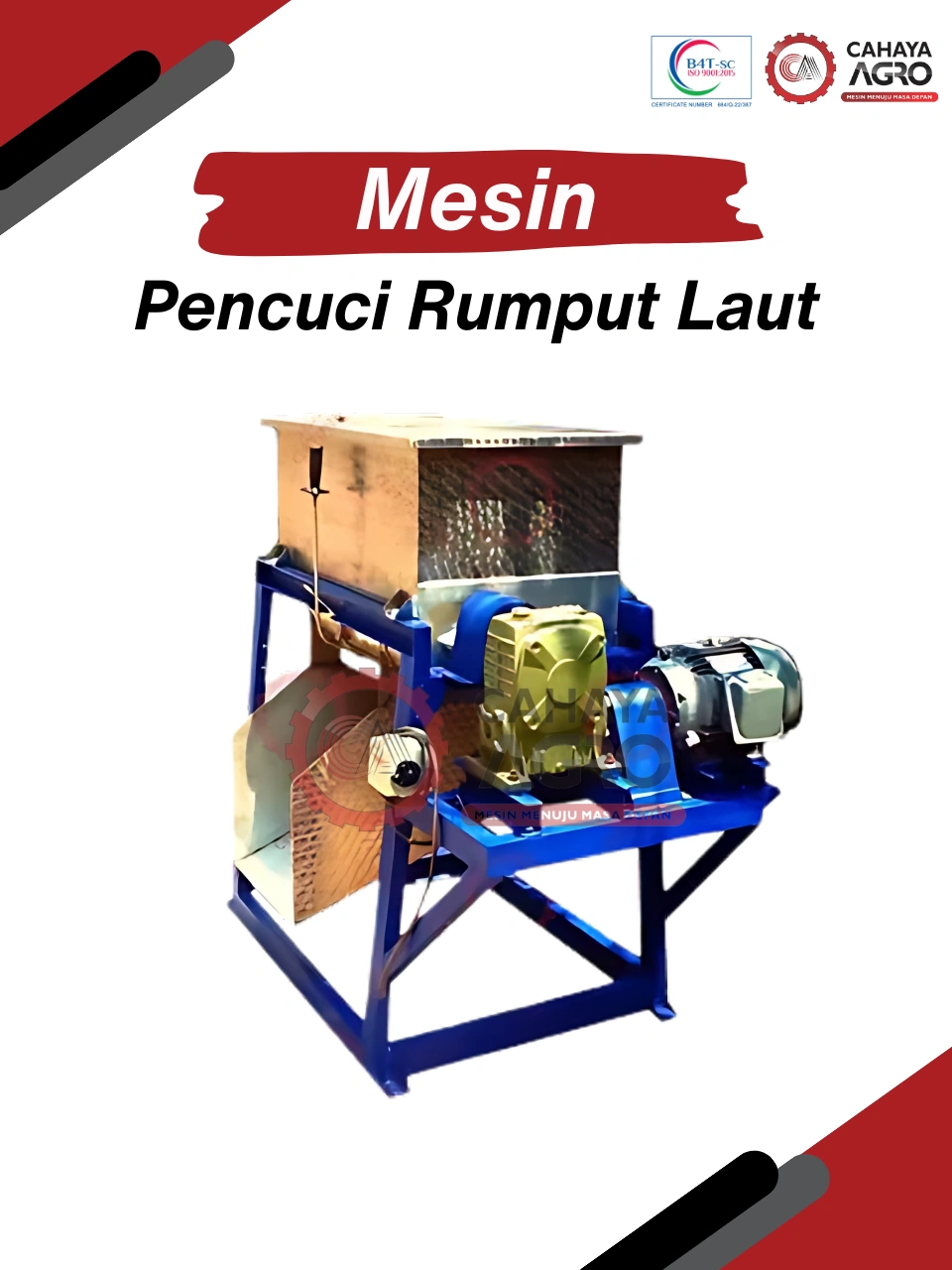 MESIN PENCUCI RUMPUT LAUT CA-PP-PRL-500