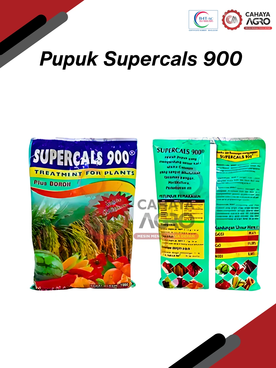 PUPUK KALSIUM SUPERCALS 900 CA-PP-PKS900
