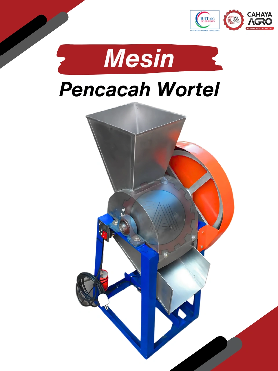 MESIN PENCACAH WORTEL CA-PP-PW-15