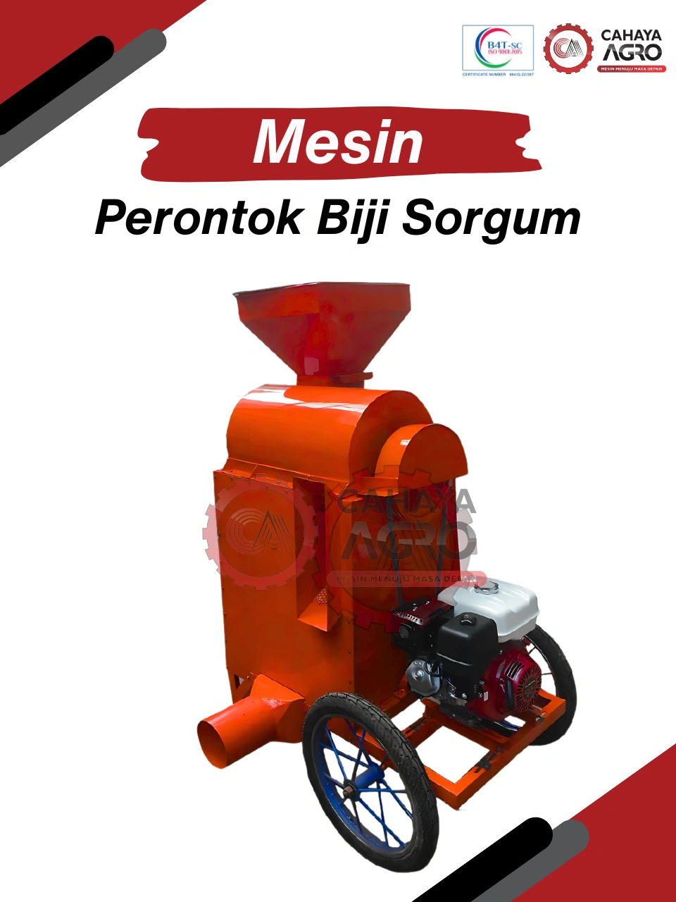 MESIN PERONTOK BIJI SORGUM CA-PP-PBS-400