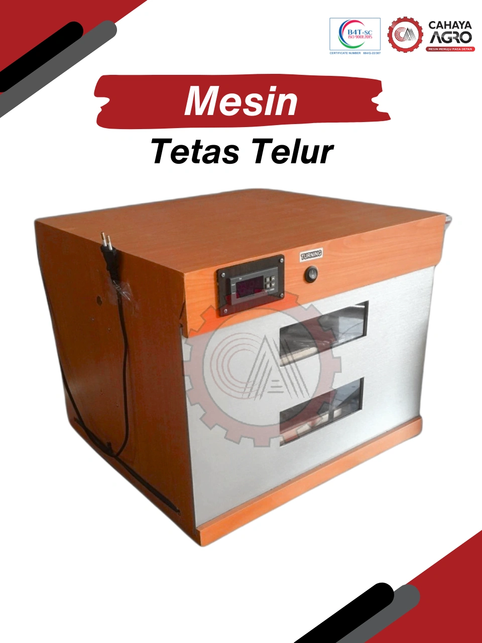 MESIN PENETAS TELUR OTOMATIS CA-TT-PTO-100