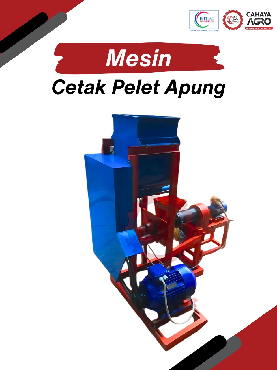 MESIN CETAK PELET APUNG CA-P-CPA-30-MIXER