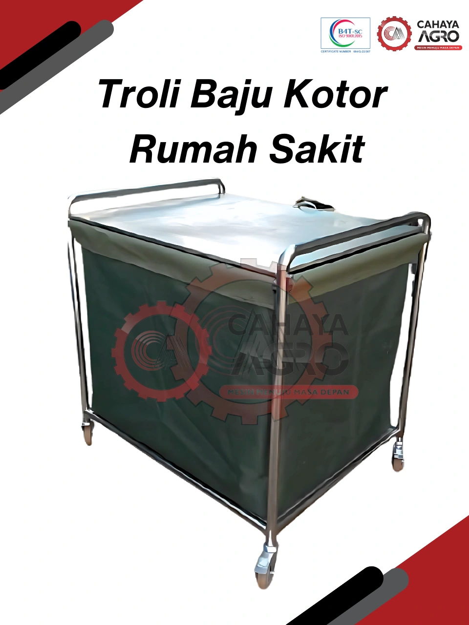 Troli Baju Kotor Rumah Sakit CA-TTG-TBKRS-1