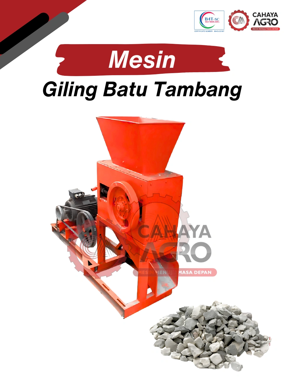 MESIN GILING BATU TAMBANG CA-B-GBT-3