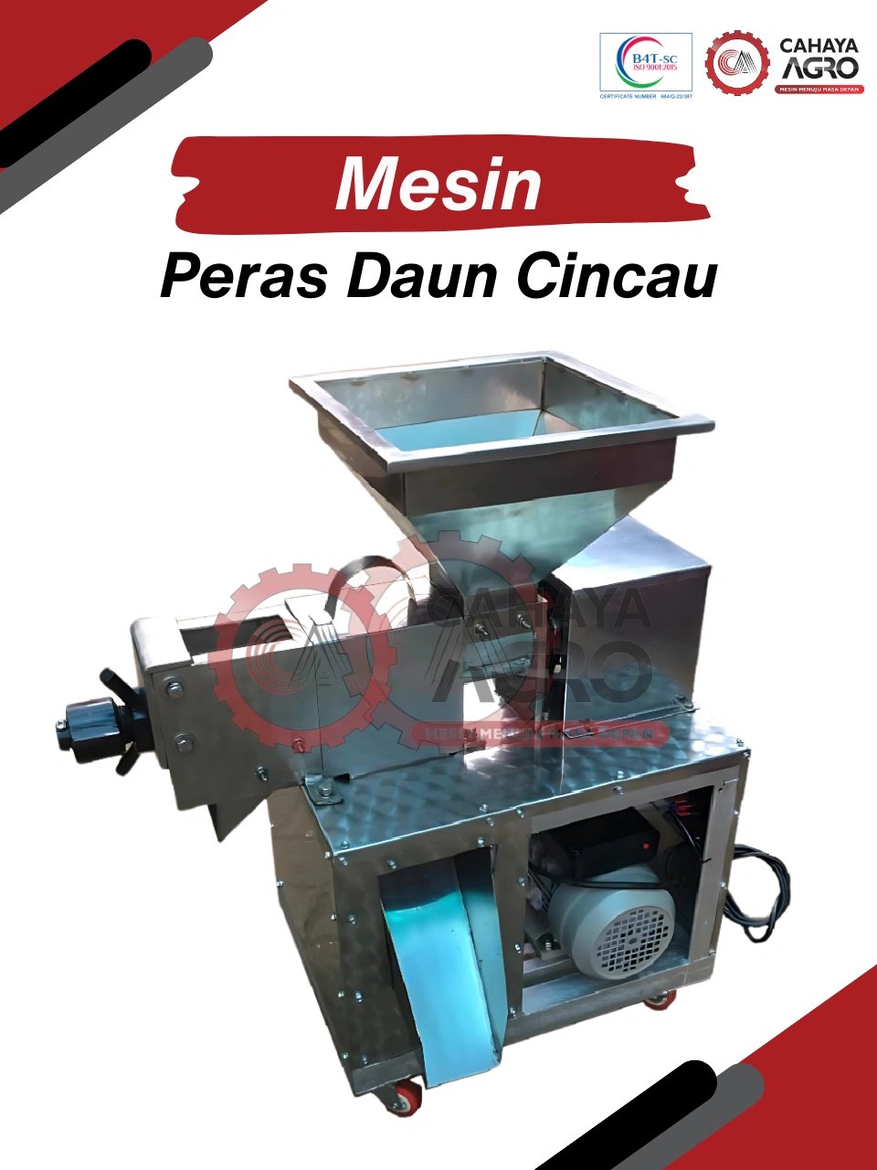 MESIN PERAS DAUN CINCAU CA-MM-PDC-5