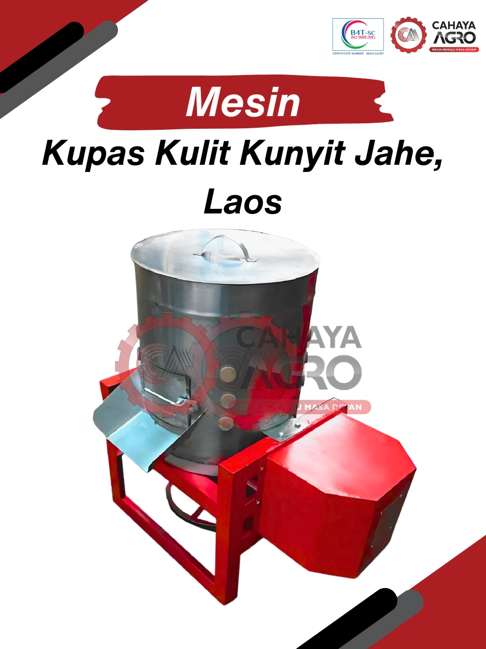 MESIN KUPAS KULIT KUNYIT JAHE LAOS CA-MM-KKJL-3