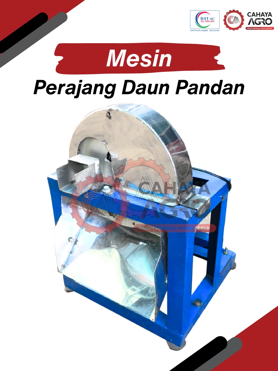 MESIN PERAJANG DAUN PANDAN CA-MM-PDP-10