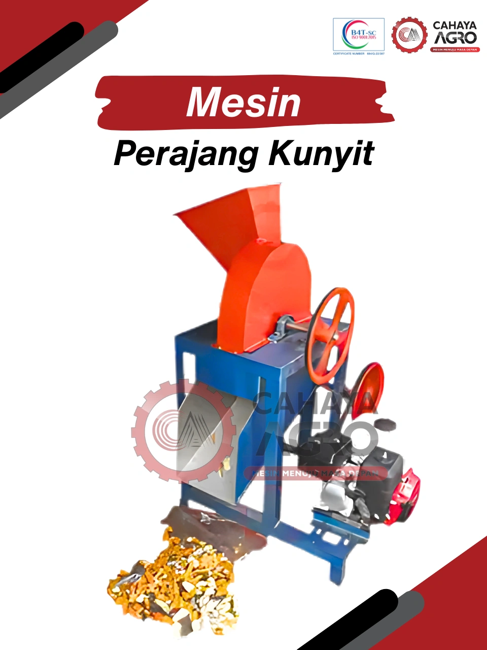 MESIN PERAJANG KUNYIT CA-PP-RK-100