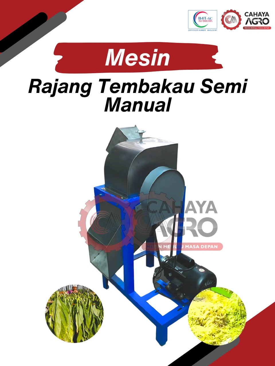 MESIN RAJANG TEMBAKAU SEMI MANUAL CA-PP-RTSM-50