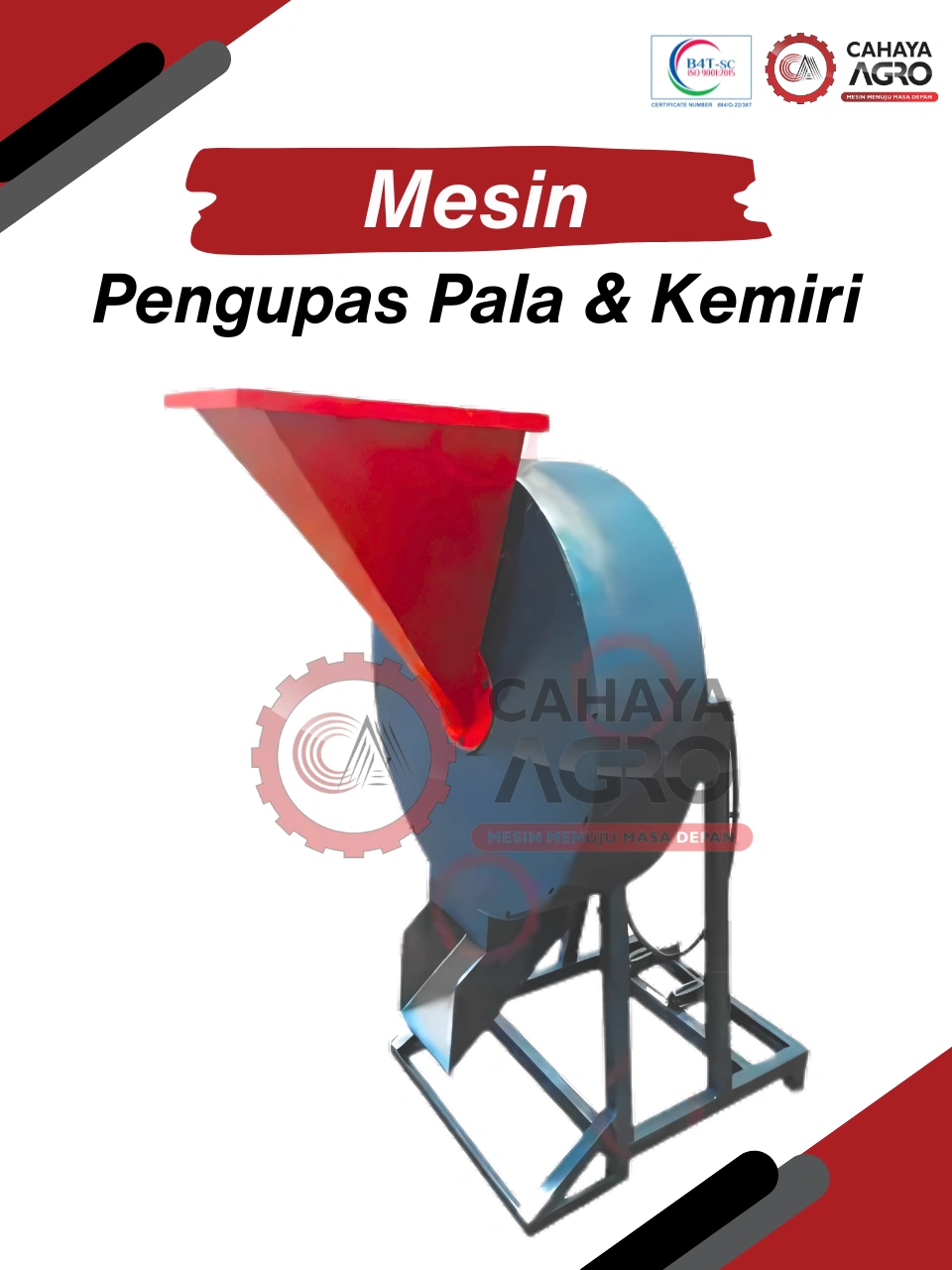 MESIN PENGUPAS PALA KEMIRI CA-PP-KPK-101