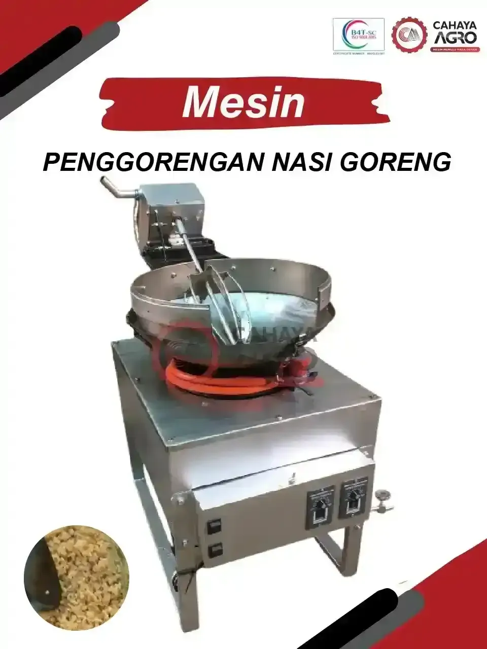 MESIN PEMBUAT NASI GORENG CA-MM-PNG-80