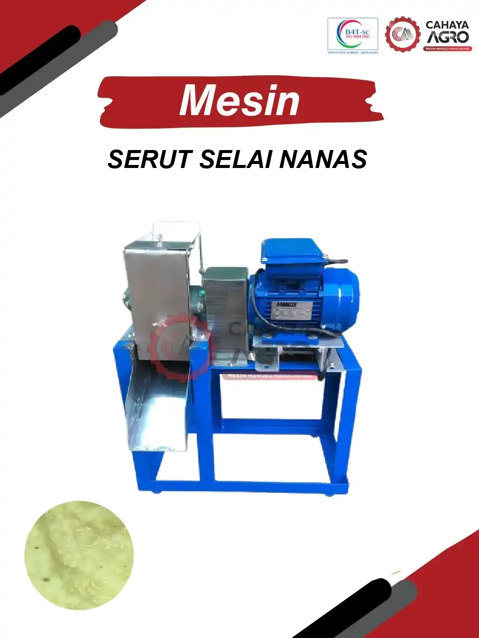 MESIN SERUT SELAI NANAS CA-MM-SSN-2