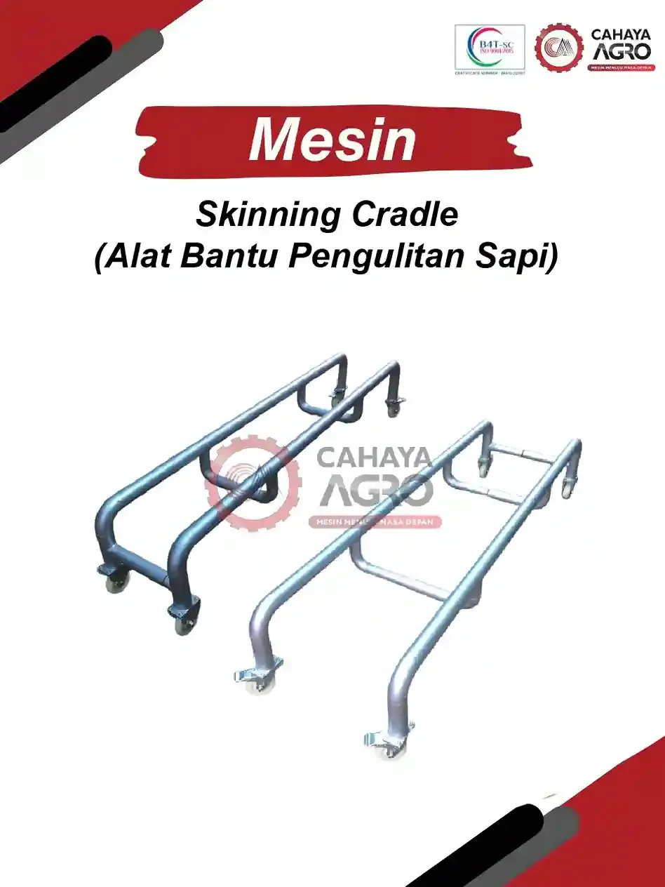 Skinning Cradle (Alat Bantu Pengulitan Sapi)