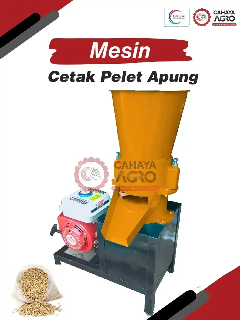 MESIN CETAK PELET APUNG VERTIKAL CA-P-CPAV-40s