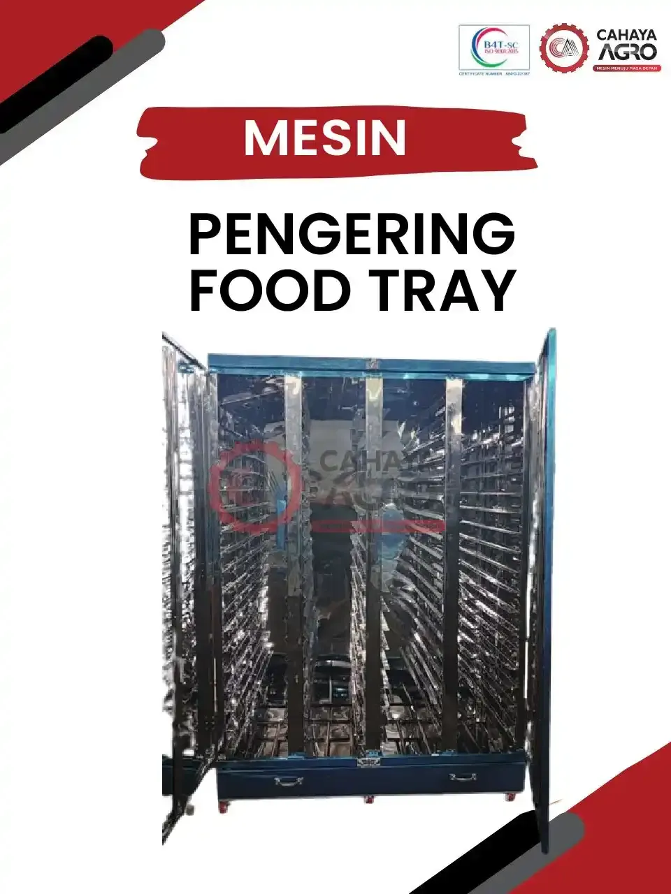 MESIN PENGERING FOOD TRAY CA-MM-PFT-72