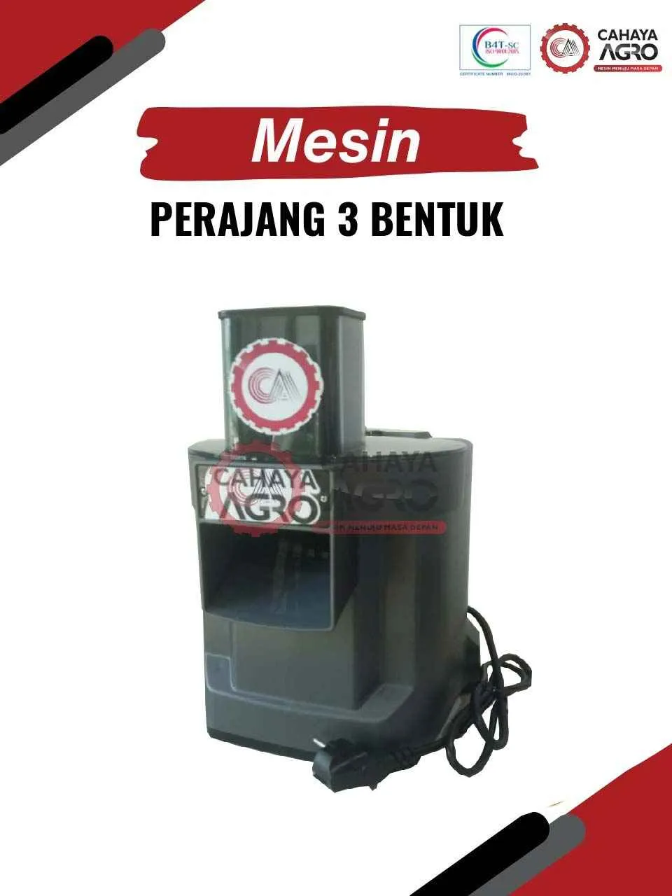 Mesin Perajang 3 Jenis CA-MM-P3J-20