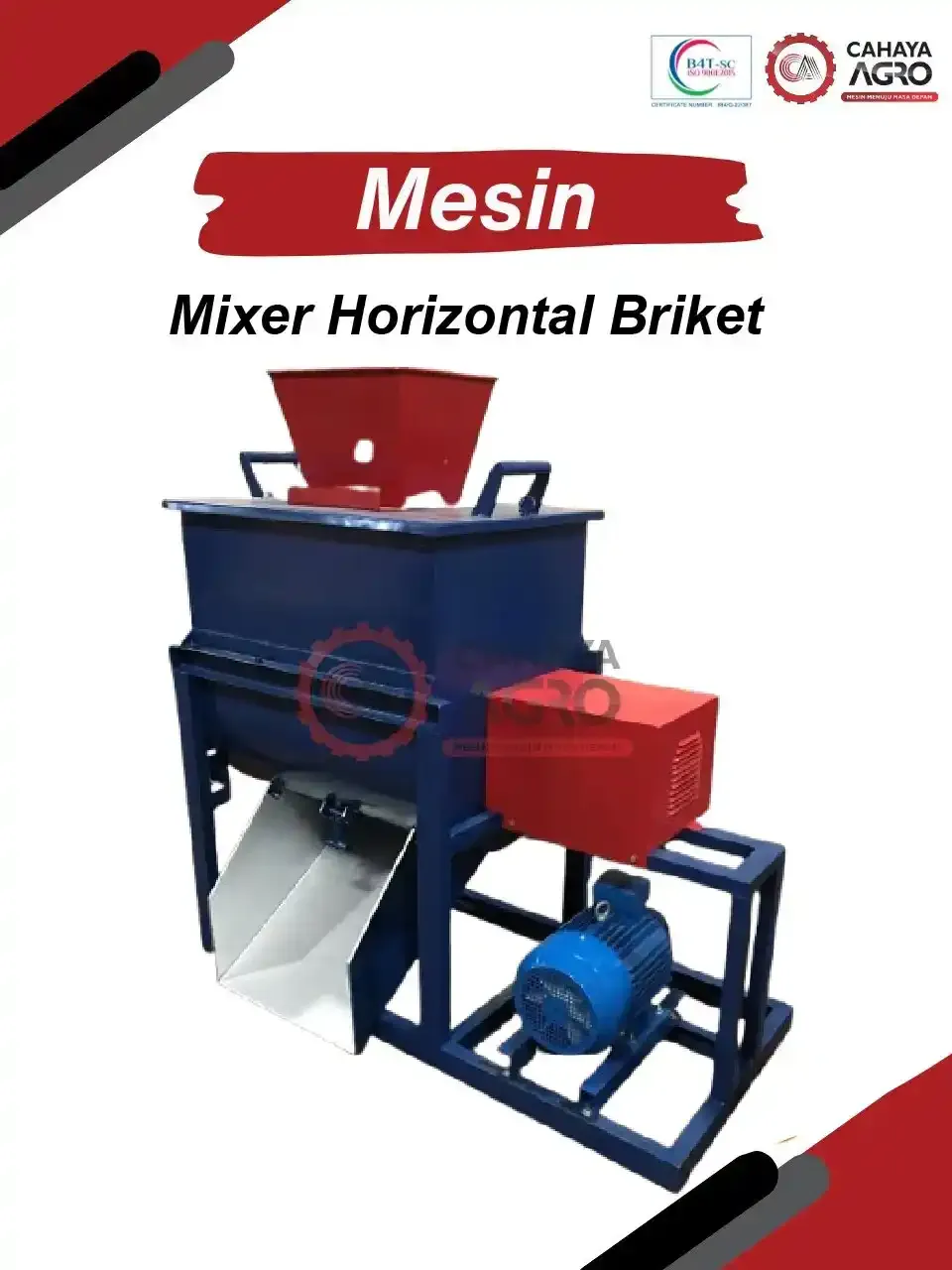 Mesin Mixer Horizontal Briket CA-TTG-MMB-200