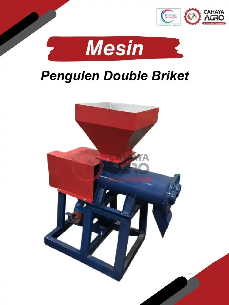 Mesin Pengulen Double Briket CA-TTG-PDB-200