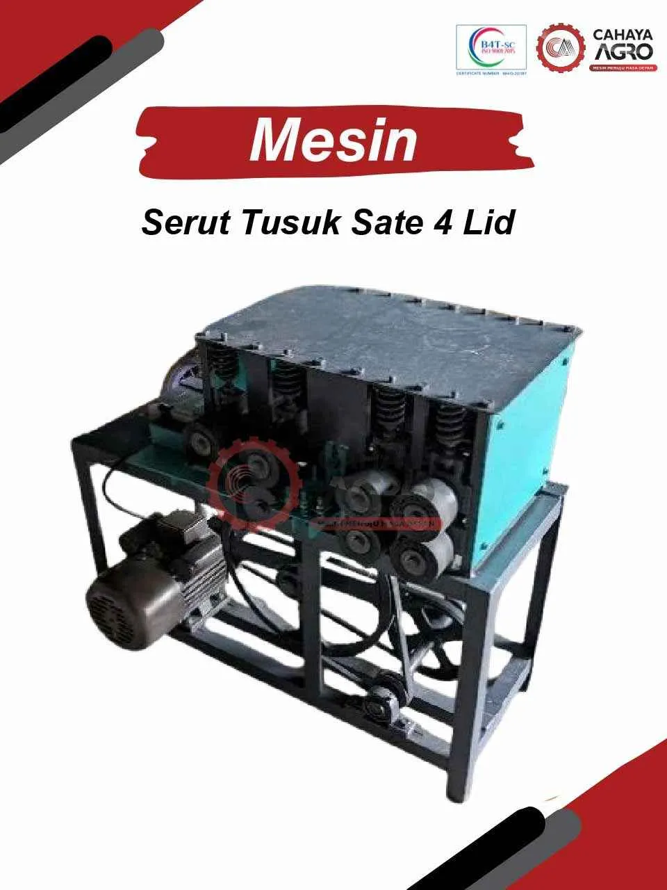 Mesin Serut Tusuk Sate 4 Lidi CA-TTG-STSL-8