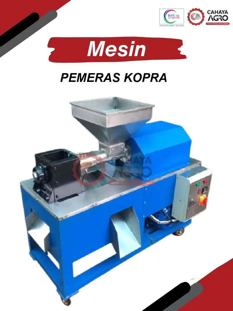 Mesin Peras Kopra CA-PP-PK-20