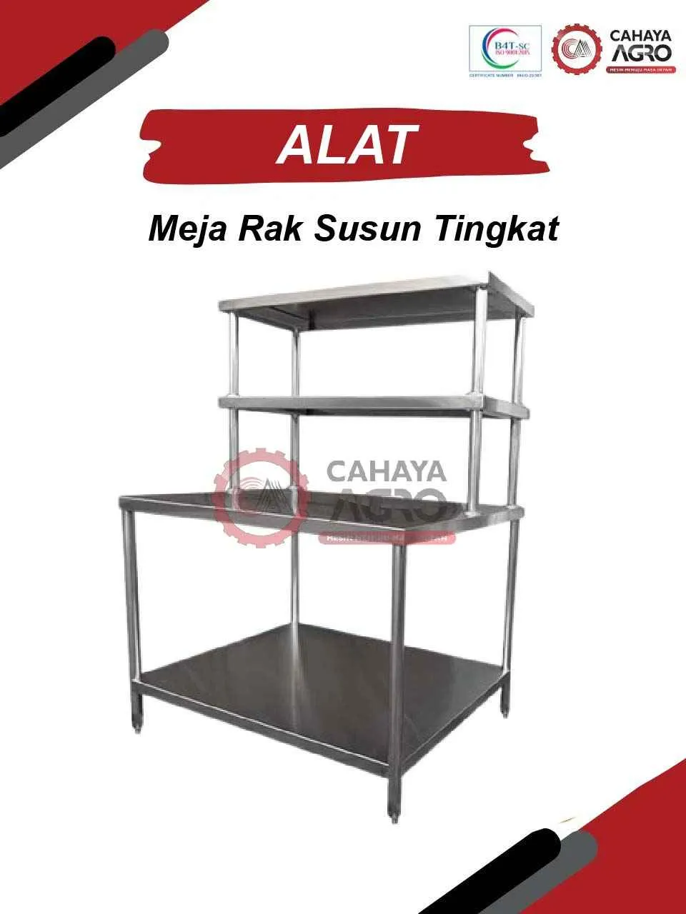 Meja Rak Susun Tingkat CA-TTG-MRST-2