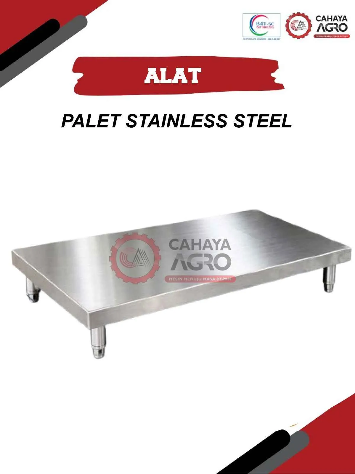 PALET STAINLESS STEEL CA-MM-PSS-120