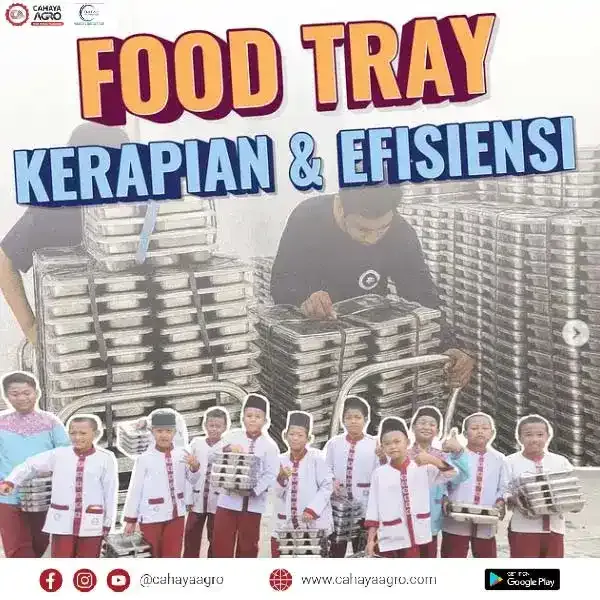 Food Tray: Solusi Modern untuk Penyajian Makanan yang Lebih Teratur, Bersih, dan Hemat Waktu di Dunia Kuliner!