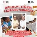 DIRGAHAYU 1 TAHUN: GIZI PONDASI BANGSA