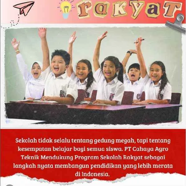 Sekolah Rakyat: Pilar Asta Cita Presiden Memutus Rantai Kemiskinan Lewat Pendidikan