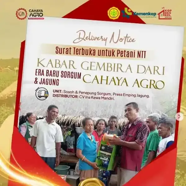Sinergi Nyata Dorong Hilirisasi Sorgum dan UMKM, Cahaya Agro Perkuat Ekonomi Kreatif NTT