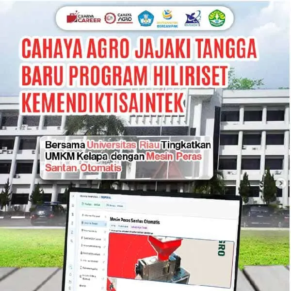 Sinergi Hilirisasi Riset: Cahaya Agro & Universitas Riau Dorong UMKM Kelapa Naik Kelas