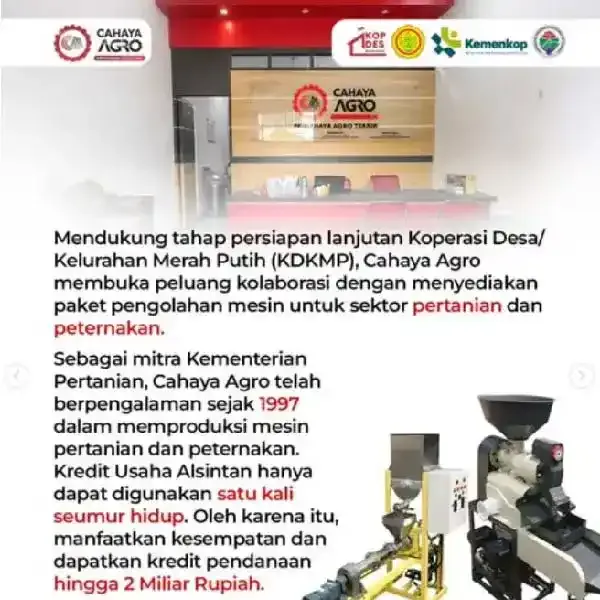 Saatnya Naik Level! KDKMP Masuk Tahap Lanjutan, Sistem Produksi Jadi Kunci Sukses