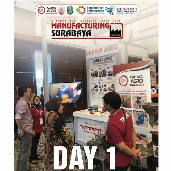 Hari Pertama Manufacturing Surabaya 2026: Cahaya Agro Disambut Antusias, Inovasi Teknologi Jadi Daya Tarik Utama