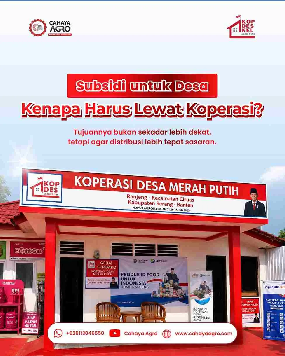 Subsidi untuk Desa: Mengapa Distribusinya Lebih Tepat Sasaran Melalui Koperasi Desa?