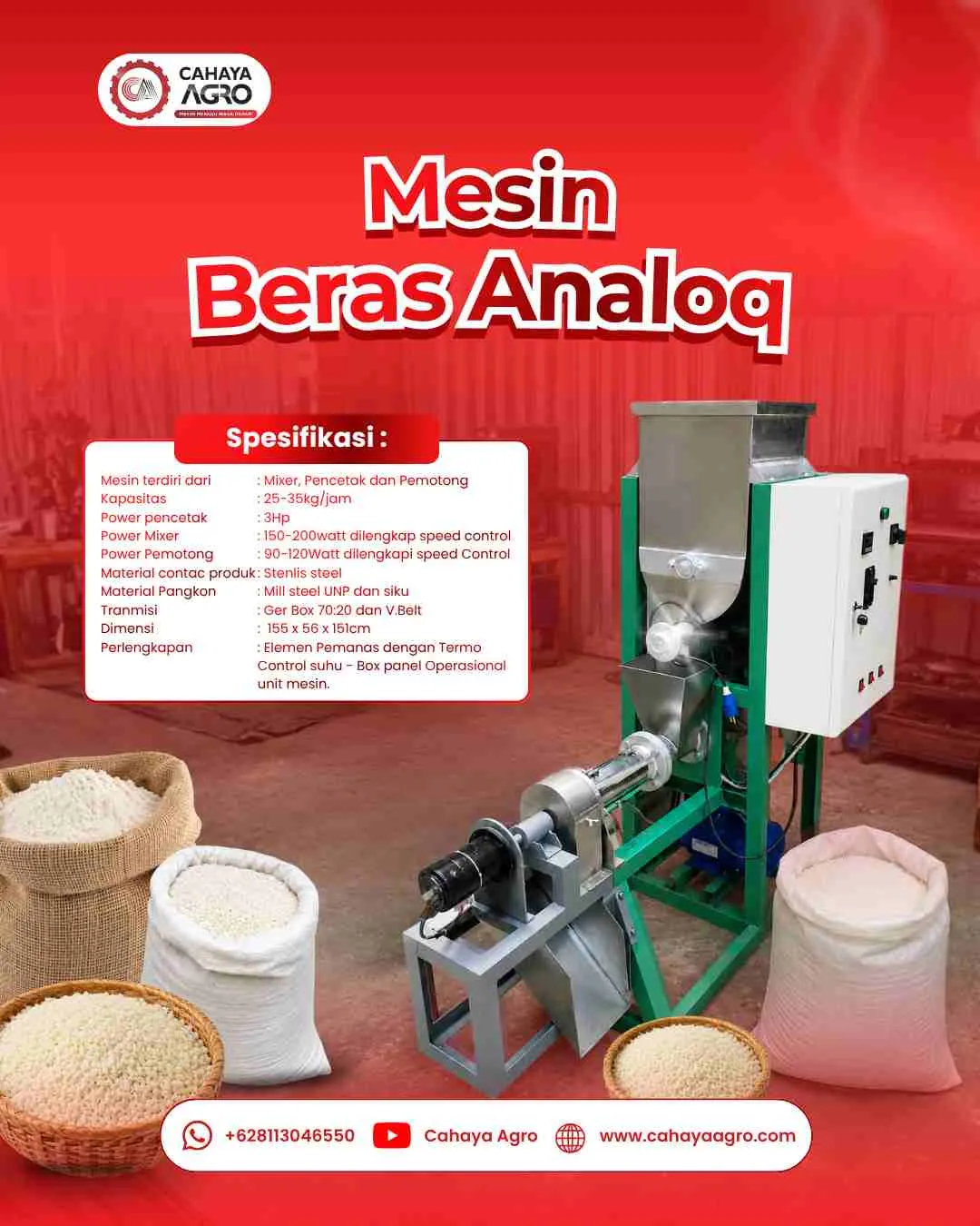 Mesin Beras Analog