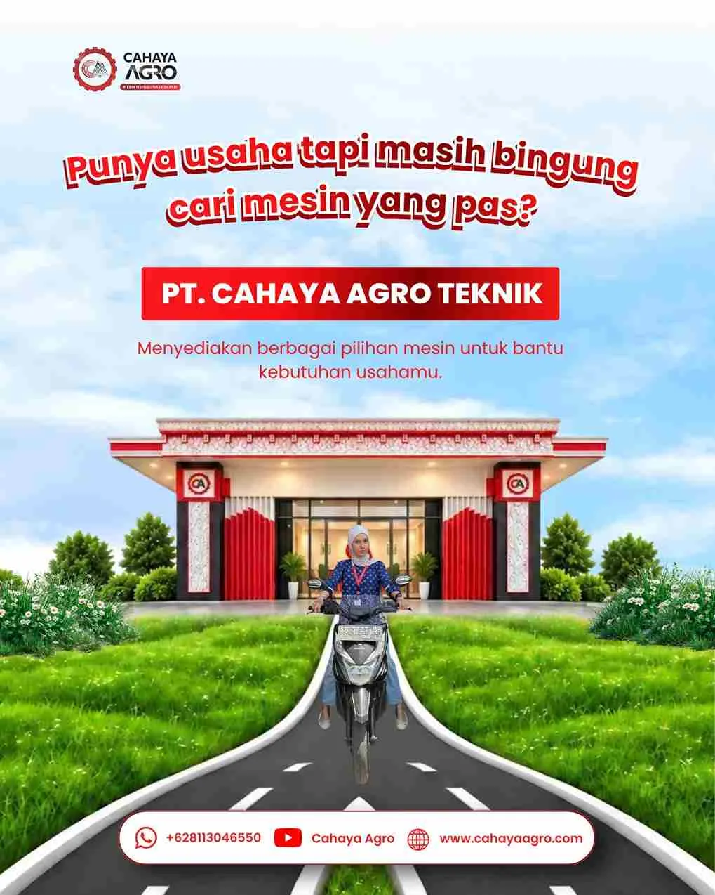 Bingung Cari Mesin yang Tepat untuk Usaha? PT Cahaya Agro Teknik Siap Membantu