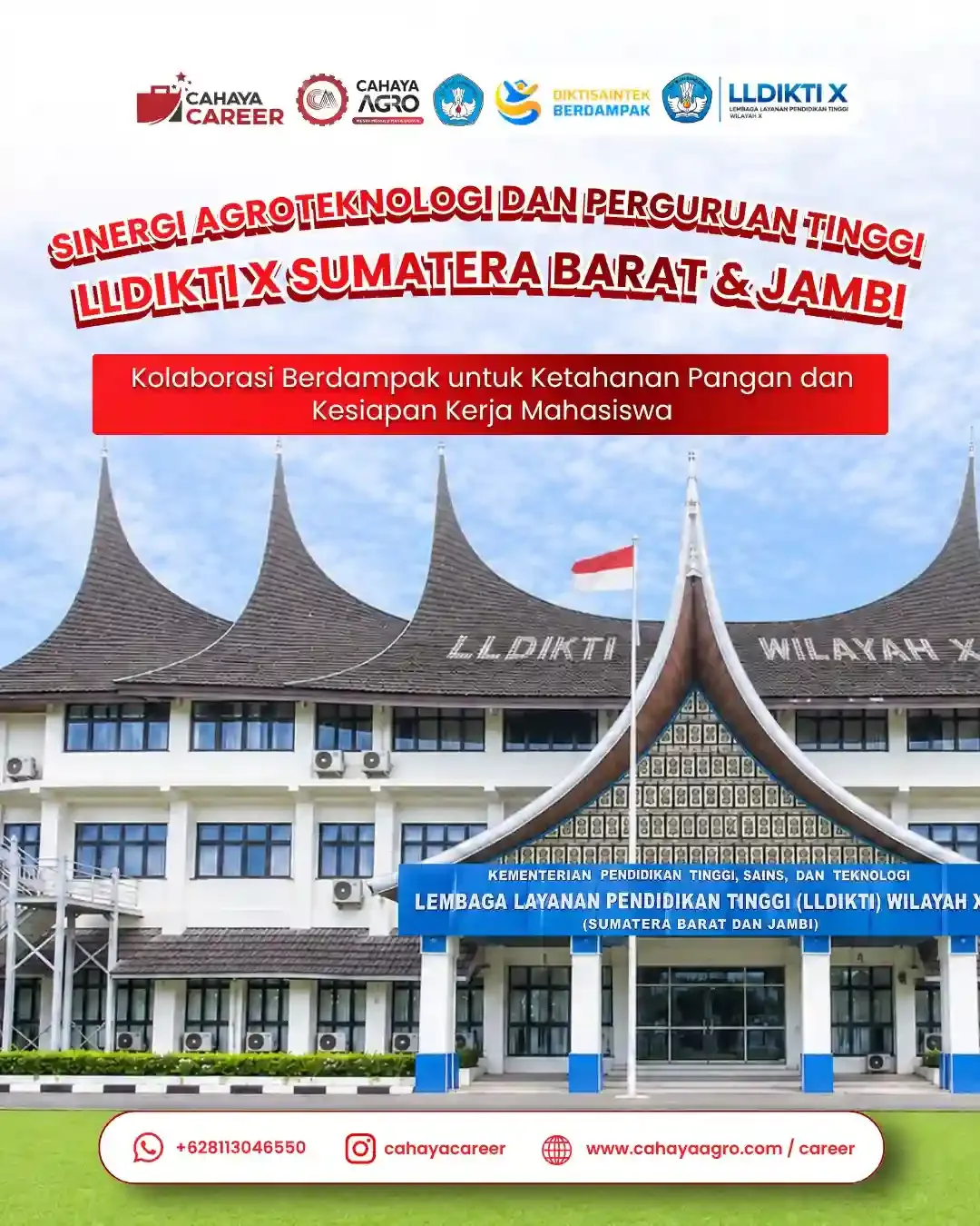 PT Cahaya Agro Teknik, LLDIKTI Wilayah X, kerja sama industri dan perguruan tinggi, kolaborasi kampus dan industri, teknologi tepat guna, mesin pertanian, program magang mahasiswa, kunjungan industri Surabaya, workshop Gresik, riset dan inovasi teknologi, hilirisasi riset perguruan tinggi, pengabdian kepada masyarakat, program PkM, Koperasi Desa Merah Putih, KDMP, KNMP, SPPG, pemberdayaan masyarakat, dan ketahanan pangan Indonesia.